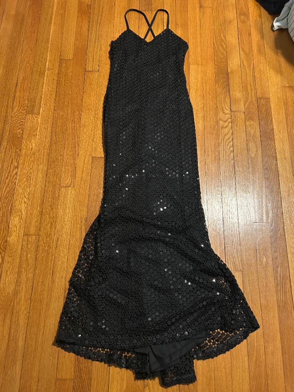 Parker Black Spaghetti Strap Maxi Dress Women’s 2